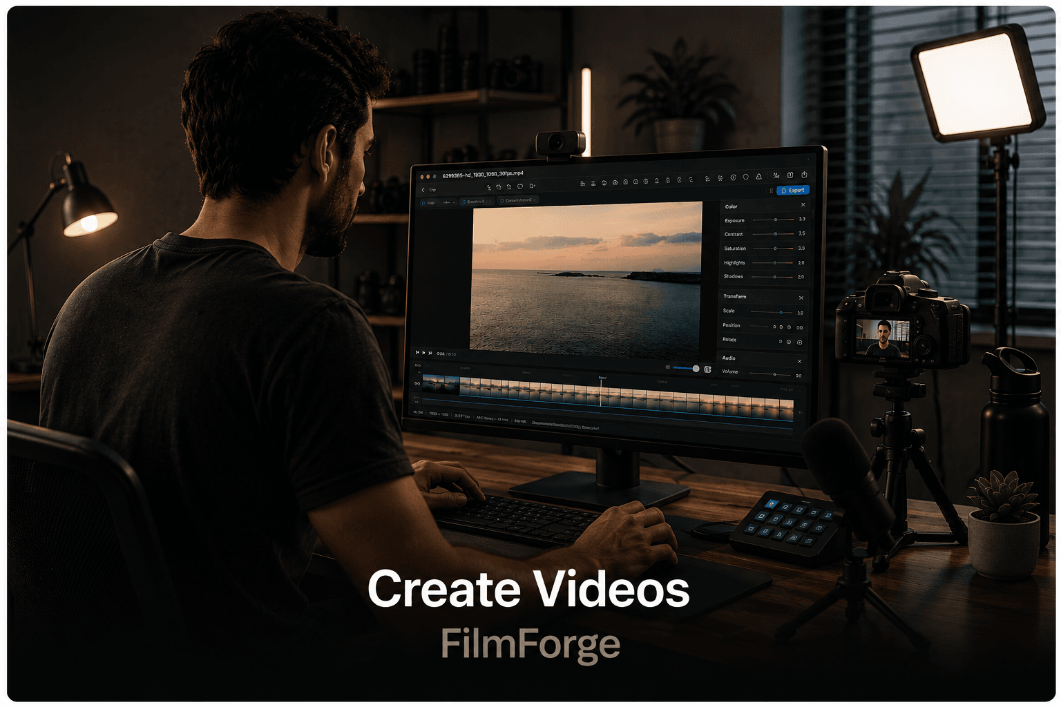 Filmforge interface