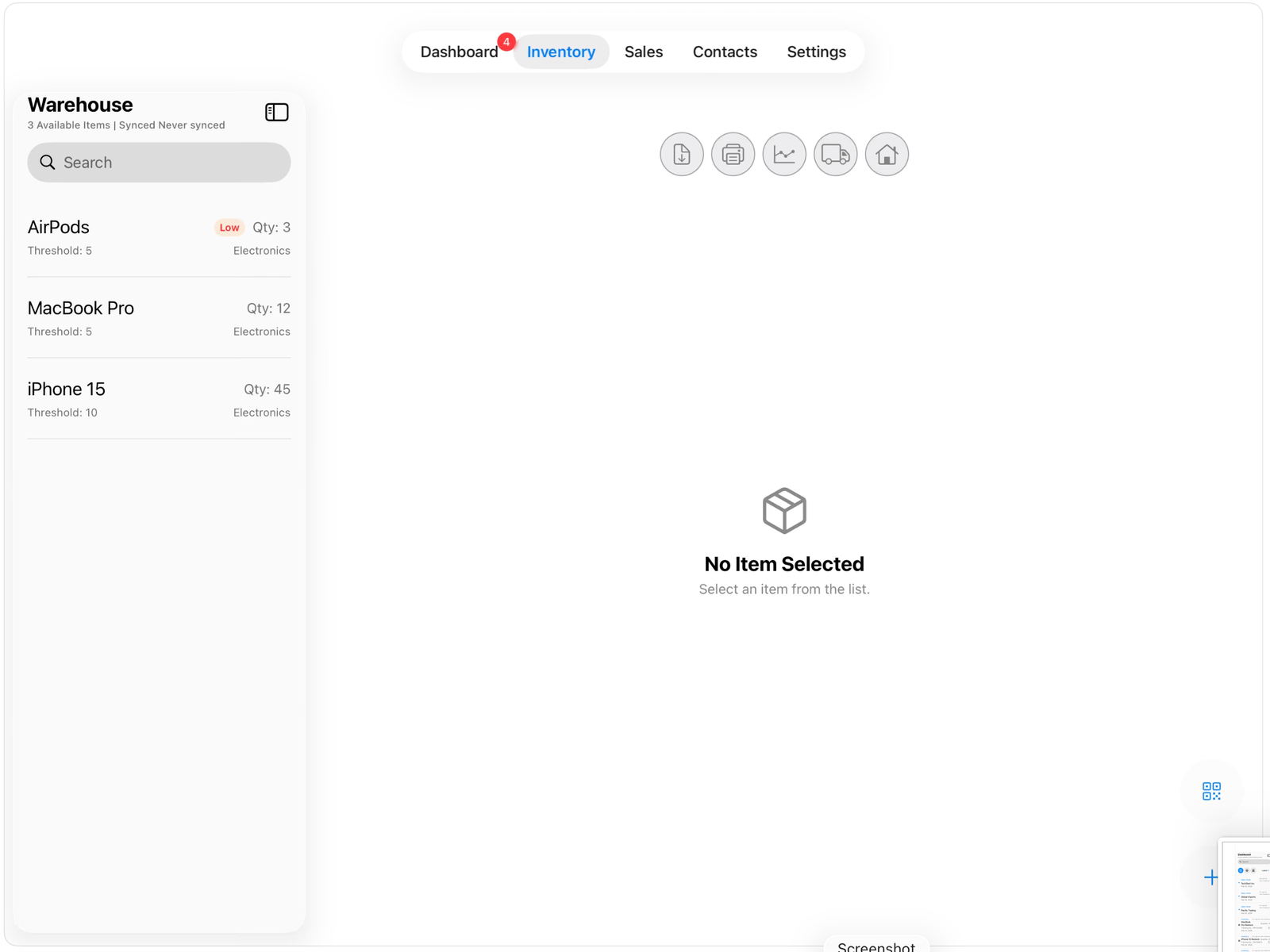 Dispatch screenshot